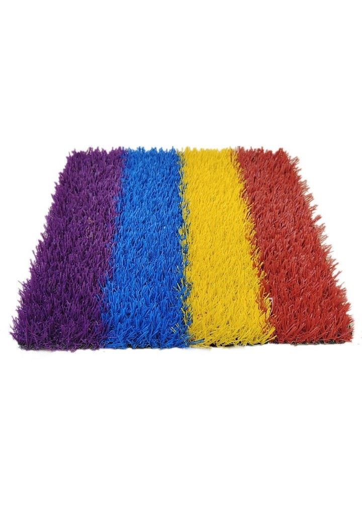 Rainbow Grass For Kindergarten, School Playground Field
